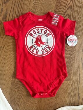 Boston Red Sox Red Baby Onesie